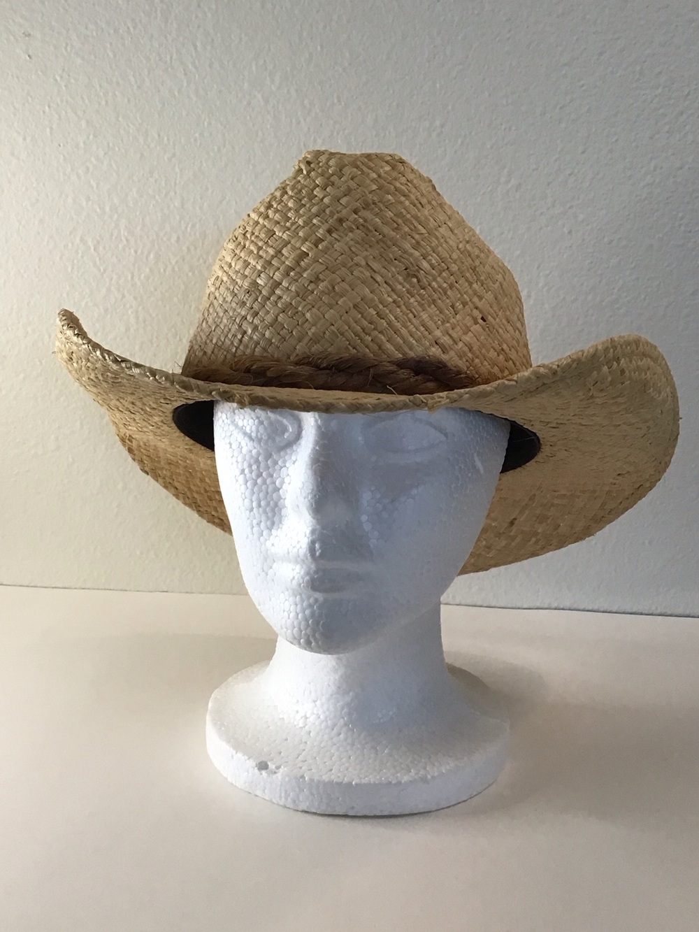Straw Cowboy Hat - Natural